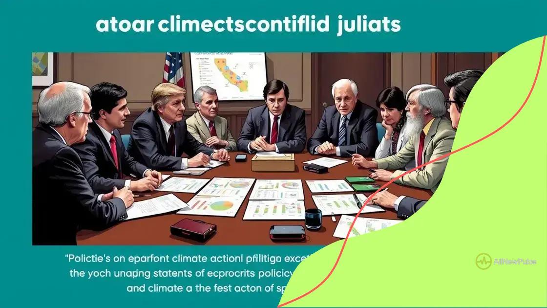 The role of policy in climate action