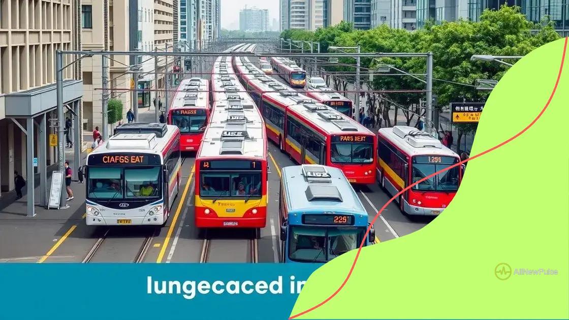 The role of public transportation in urban planning
