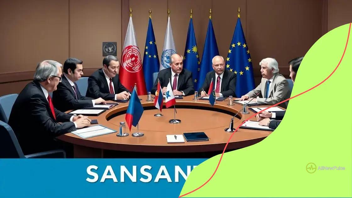 The role of international organizations in sanctions