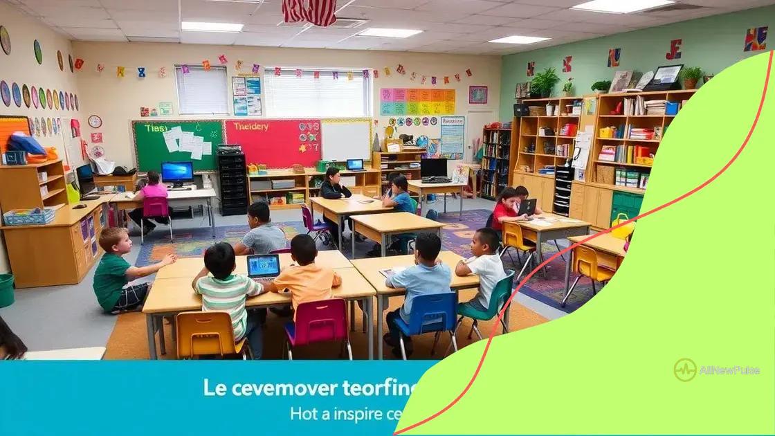 Creating an inspiring classroom environment