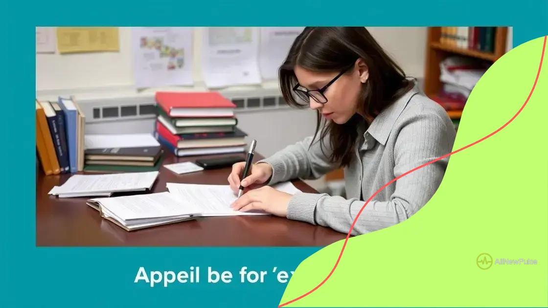 How to appeal an exam results decision