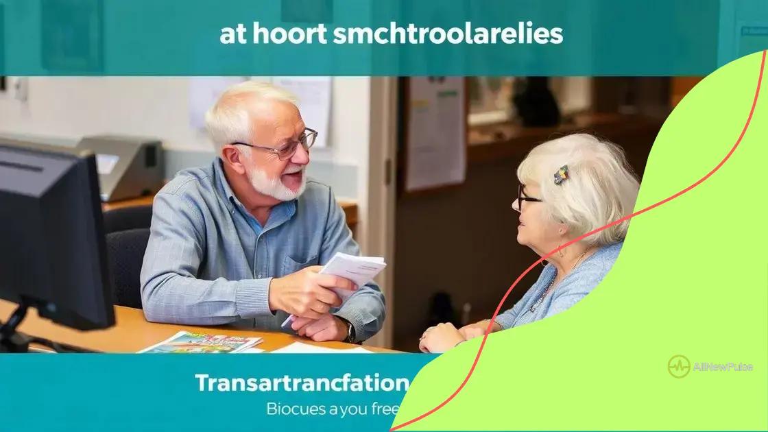 how to access free transport for seniors